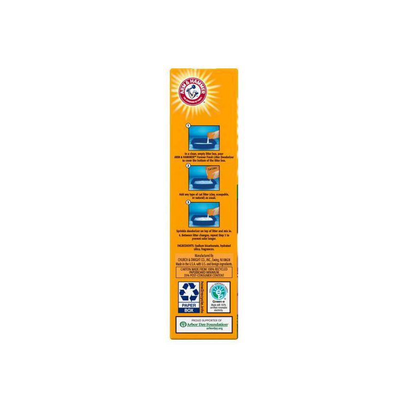 slide 4 of 7, Arm & Hammer Odor Control Forever Fresh Cat Litter Deodorizer - 30oz, 30 oz