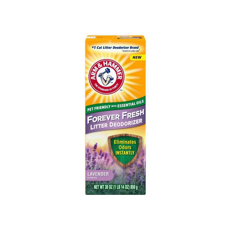 slide 1 of 7, Arm & Hammer Odor Control Forever Fresh Cat Litter Deodorizer - 30oz, 30 oz