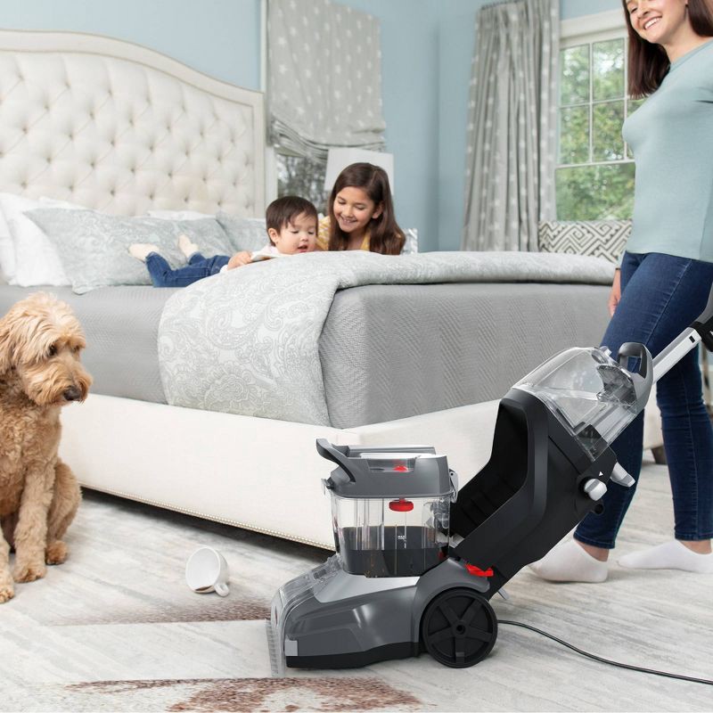 slide 6 of 8, Hoover PowerScrub XL Carpet Cleaner Appliance: Electric, 12" Path, 0.8 Gal Tank, 23' Cord, 0.8 gal