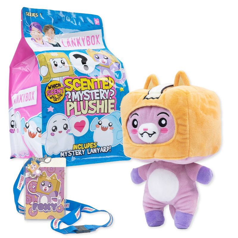 slide 7 of 10, LankyBox Giant Mystery 11" Plush, 1 ct