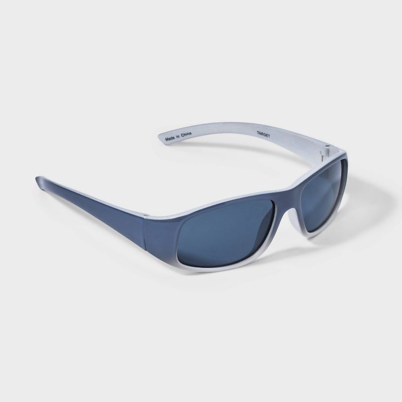 slide 2 of 2, Boys' Sports Wrap Sunglasses - Cat & Jack™ Gray: UV Protection, Recycled Plastic Frame, Ages 3-9, 1 ct