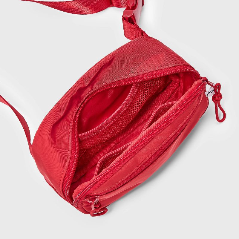slide 3 of 4, Girls' Fanny Pack - art class™ Red: Softside Wallet, Adjustable Strap, Recycled Polyester, 1 ct