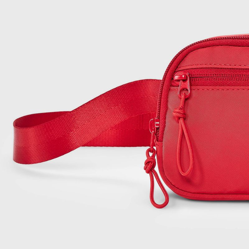 slide 4 of 4, Girls' Fanny Pack - art class™ Red: Softside Wallet, Adjustable Strap, Recycled Polyester, 1 ct