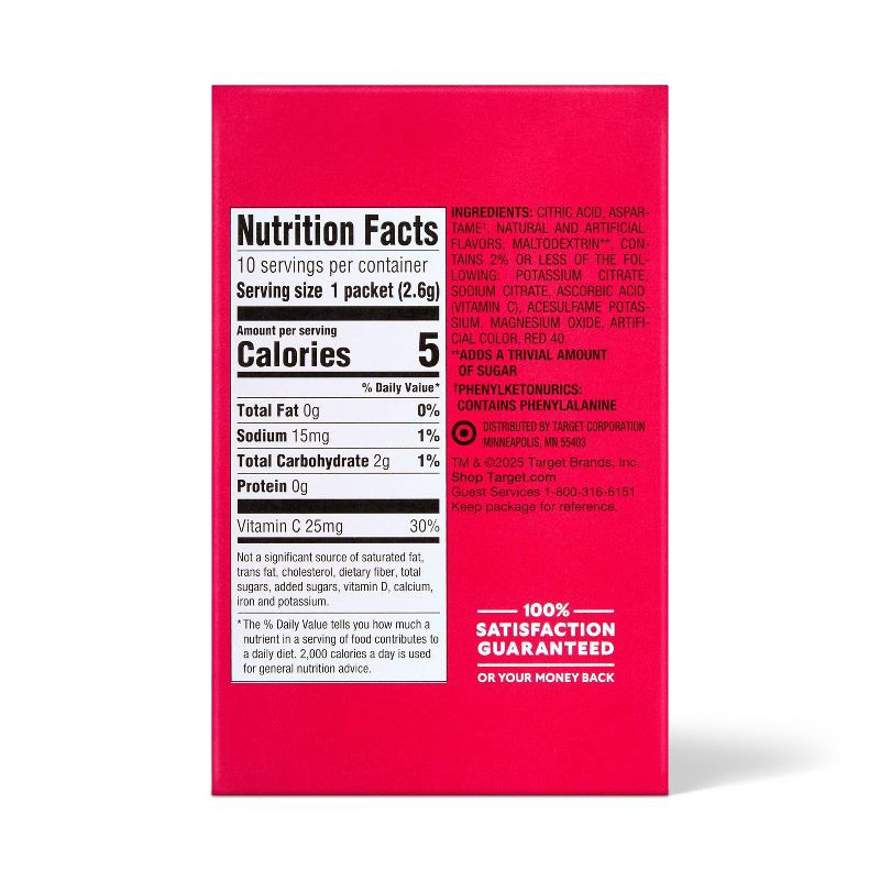slide 2 of 3, Watermelon Lemonade Sugar-Free Drink Mix - 10ct Market Pantry™, 10 ct