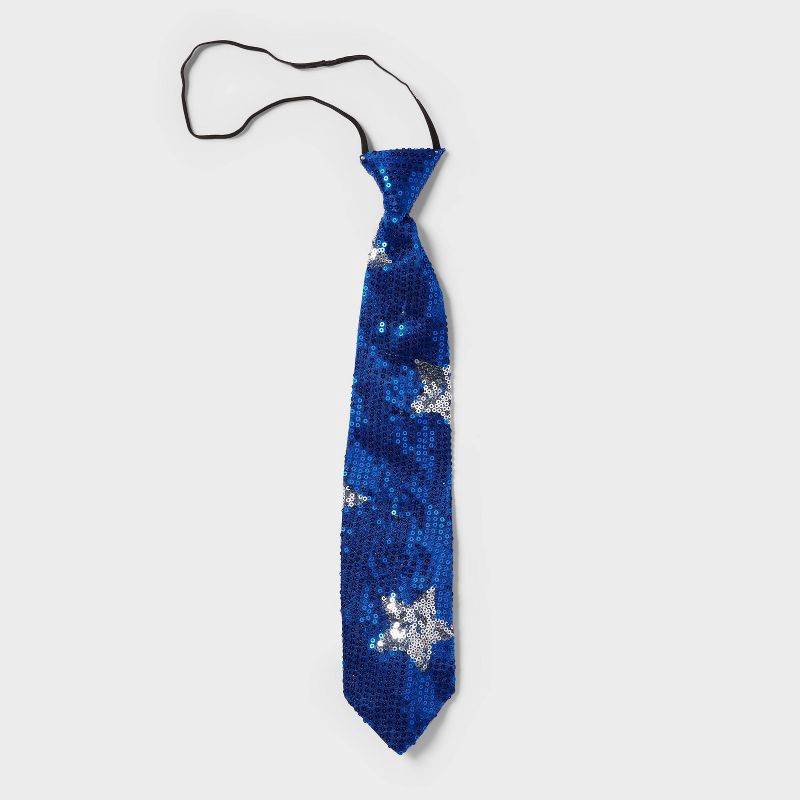 slide 1 of 3, Adult Light Up Sequin Tie July4th Costume Wearable Accessories - Sun Squad™, 1 ct