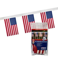 Valley Forge Flag 12"x12" Flag Garland Pennant