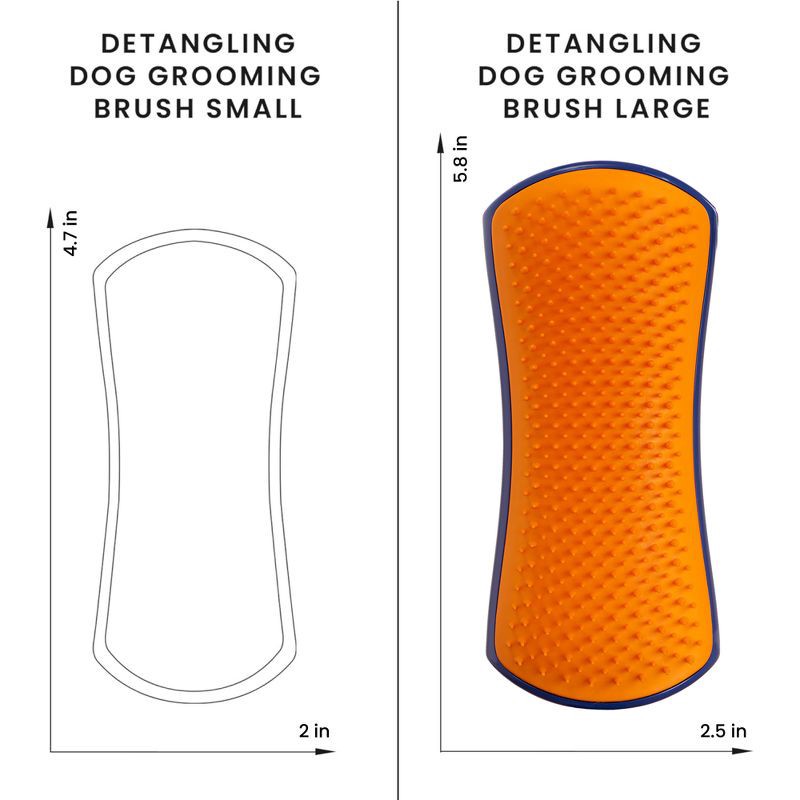 slide 9 of 9, Tangle Teezer Pet Teezer Large Dog Grooming Brush - Navy Blue, 1 ct