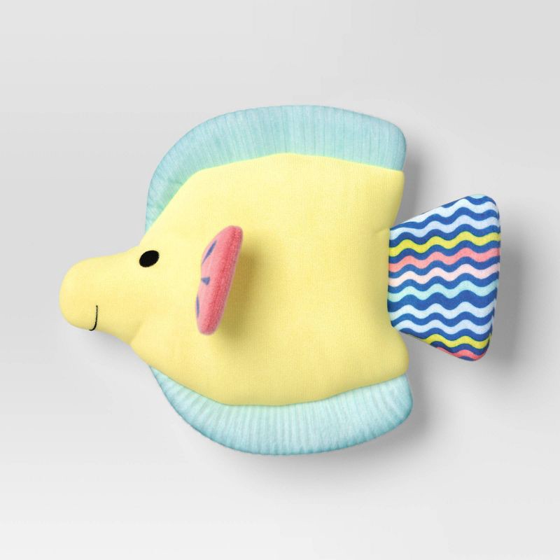 slide 1 of 3, Crinkle Fish Dog Plush Toy - Sun Squad™, 1 ct