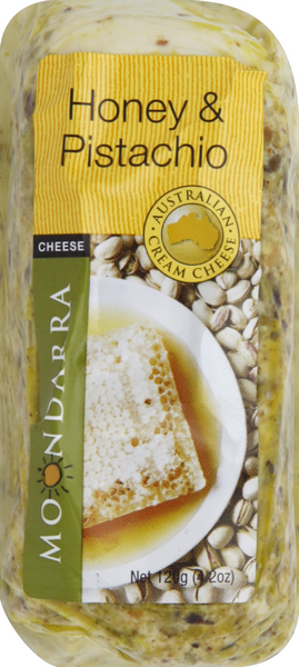 slide 1 of 1, Moondarra Cream Cheese, Australian, Honey & Pistachio, 4.2 oz