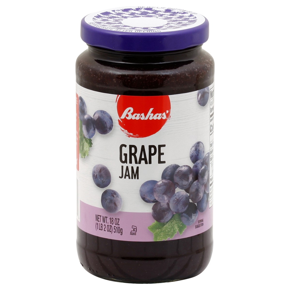 slide 9 of 13, Bashas Grape Jam, 18 oz
