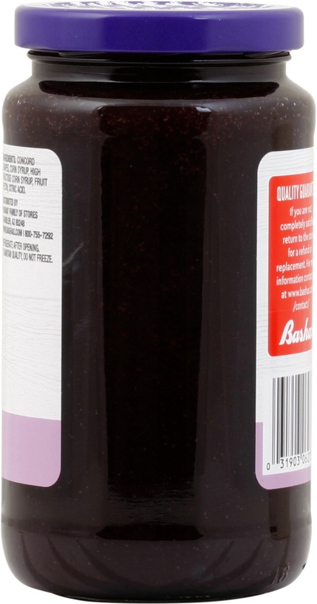 slide 3 of 13, Bashas Grape Jam, 18 oz