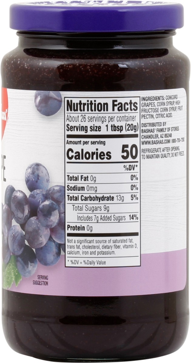 slide 2 of 13, Bashas Grape Jam, 18 oz