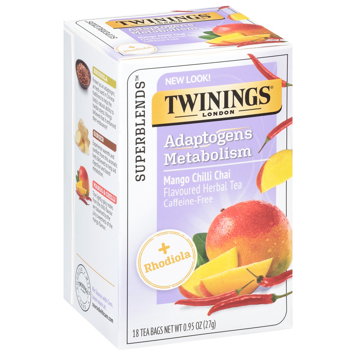 slide 5 of 9, Twinings Of London Adaptogen Mango Chilli Chai Herbal Tea Bags - 0.95 oz, 0.95 oz