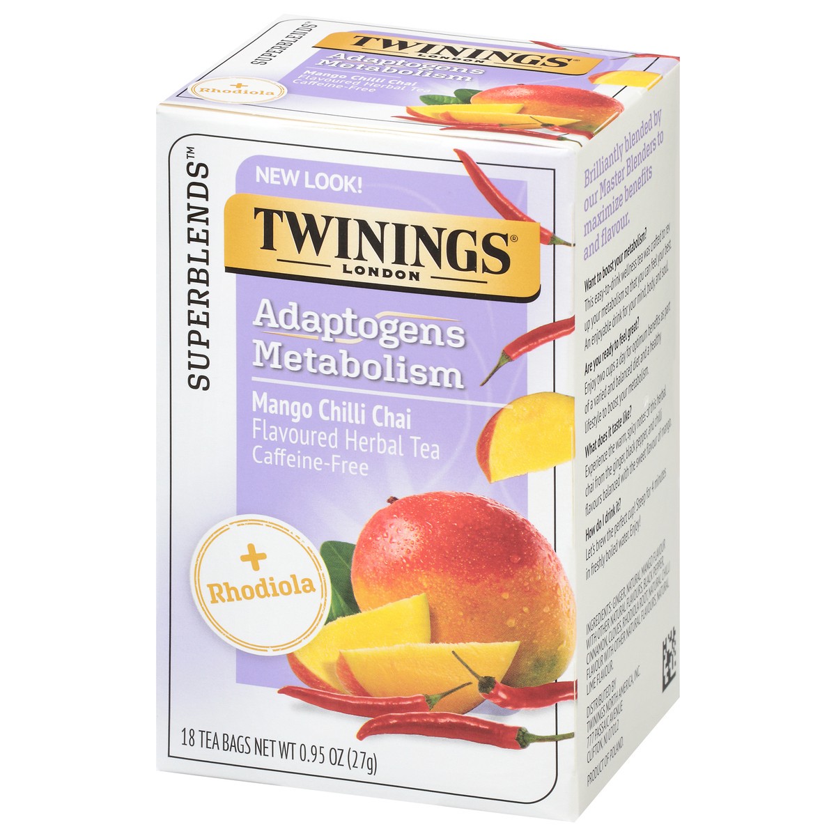 slide 2 of 9, Twinings Of London Adaptogen Mango Chilli Chai Herbal Tea Bags - 0.95 oz, 0.95 oz