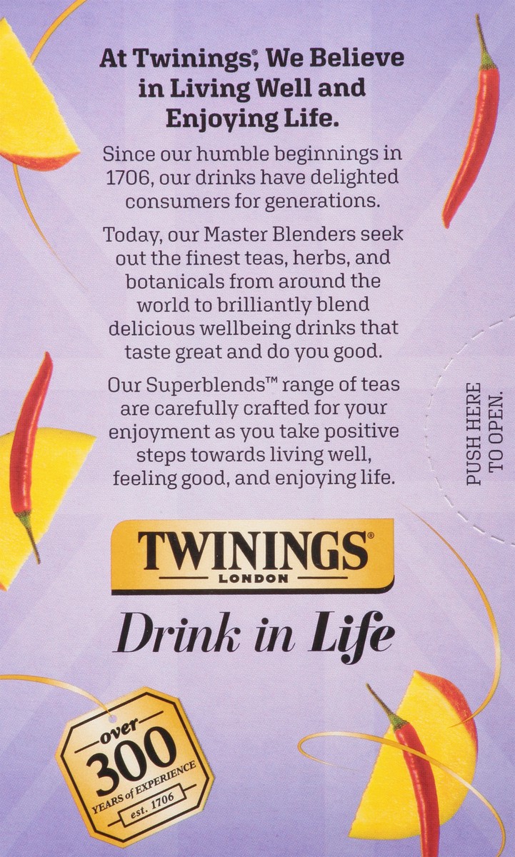 slide 7 of 9, Twinings Of London Adaptogen Mango Chilli Chai Herbal Tea Bags - 0.95 oz, 0.95 oz