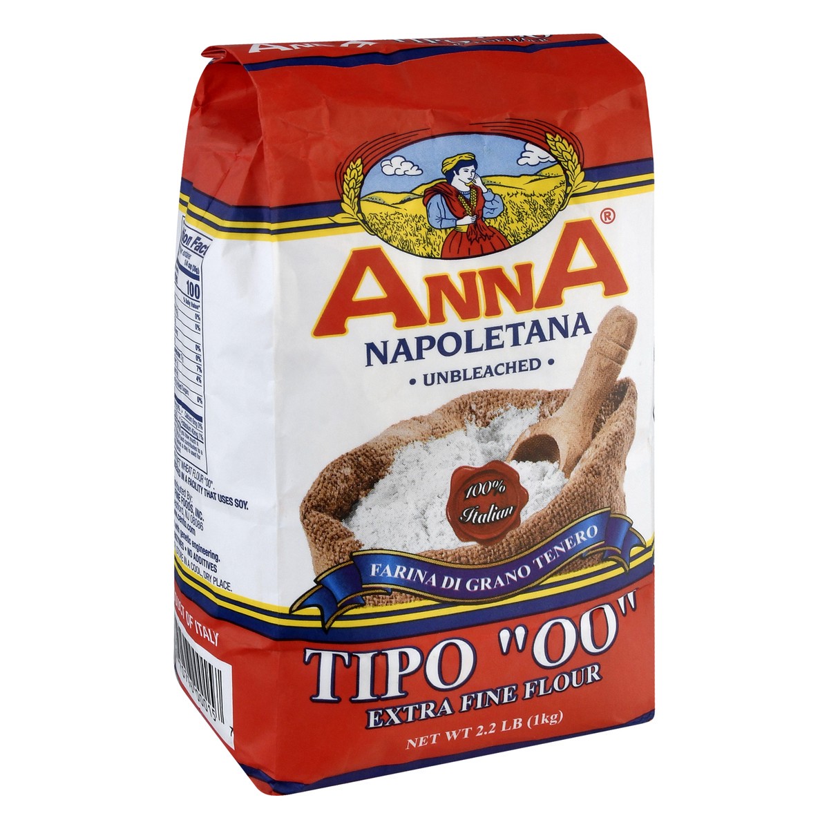 slide 3 of 9, Anna Napoletana Extra Fine Tipo "00" Flour, 2 lb