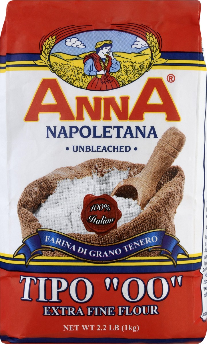 slide 6 of 9, Anna Napoletana Extra Fine Tipo "00" Flour, 2 lb