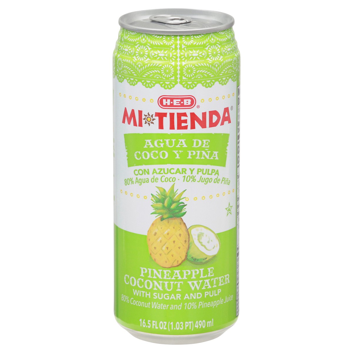 slide 8 of 12, Mi Tienda Pineapple Coconut Water with Pulp - 16.5 oz, 16.5 oz