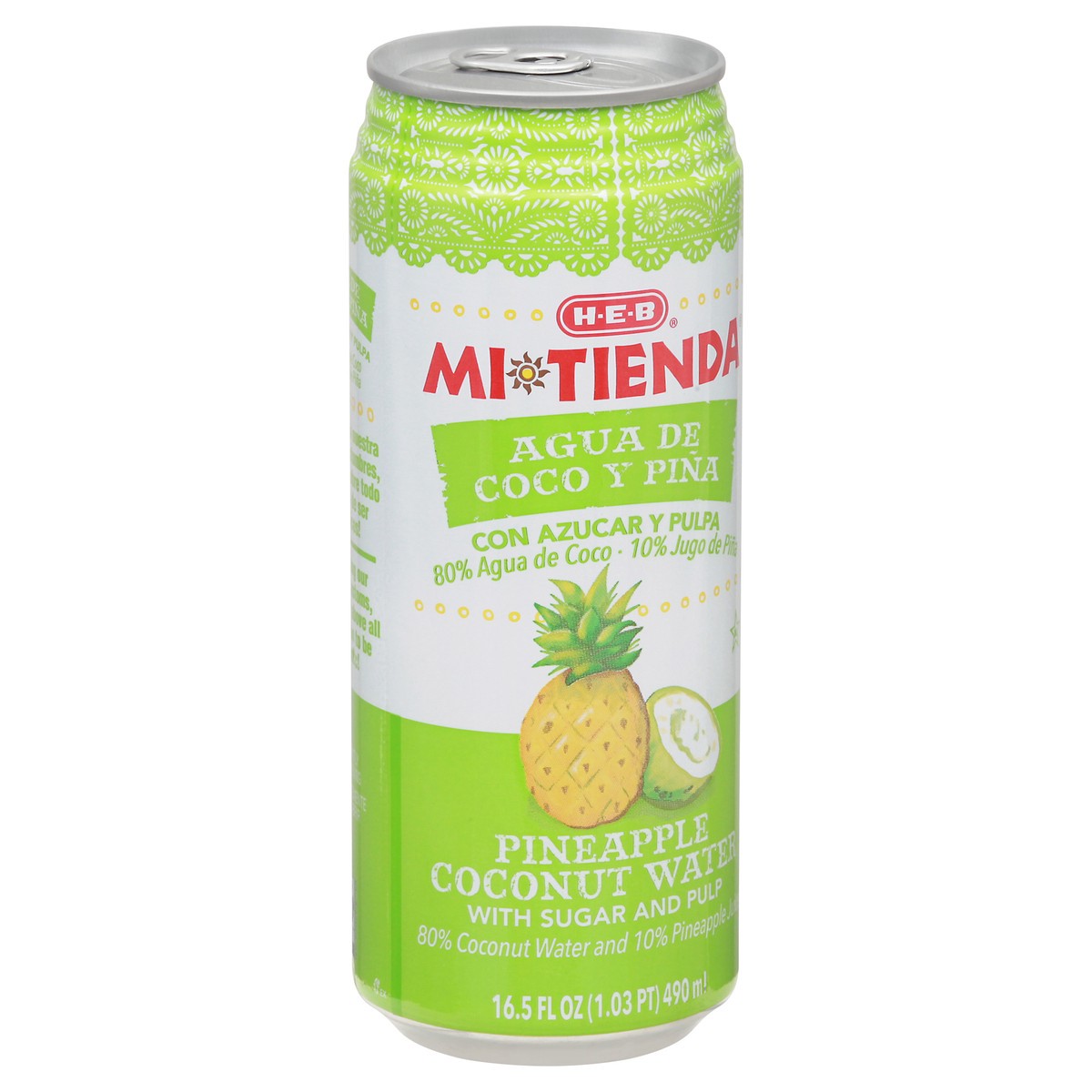 slide 9 of 12, Mi Tienda Pineapple Coconut Water with Pulp - 16.5 oz, 16.5 oz