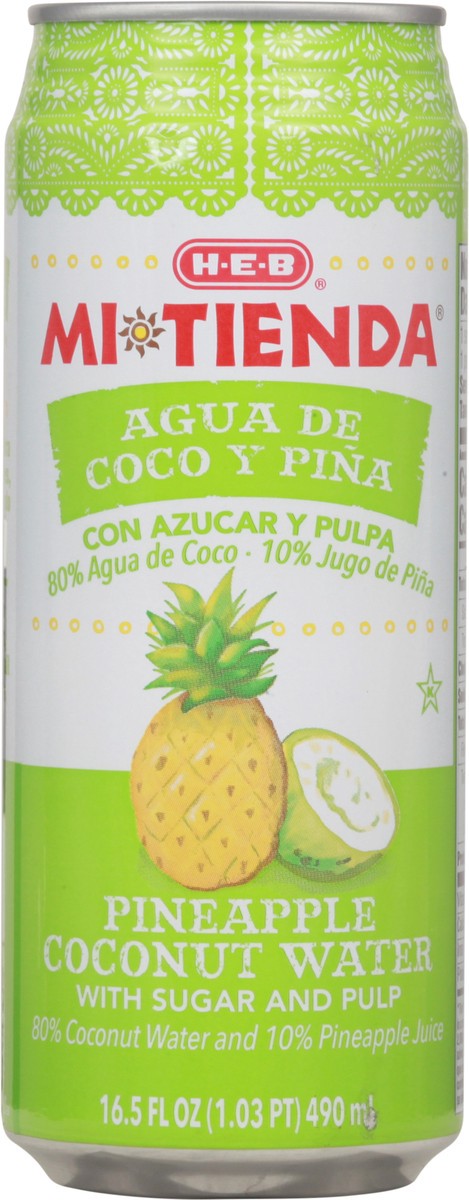 slide 1 of 12, Mi Tienda Pineapple Coconut Water with Pulp - 16.5 oz, 16.5 oz