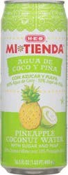 H-E-B Mi Tienda Pineapple Coconut Water with Sugar & Pulp