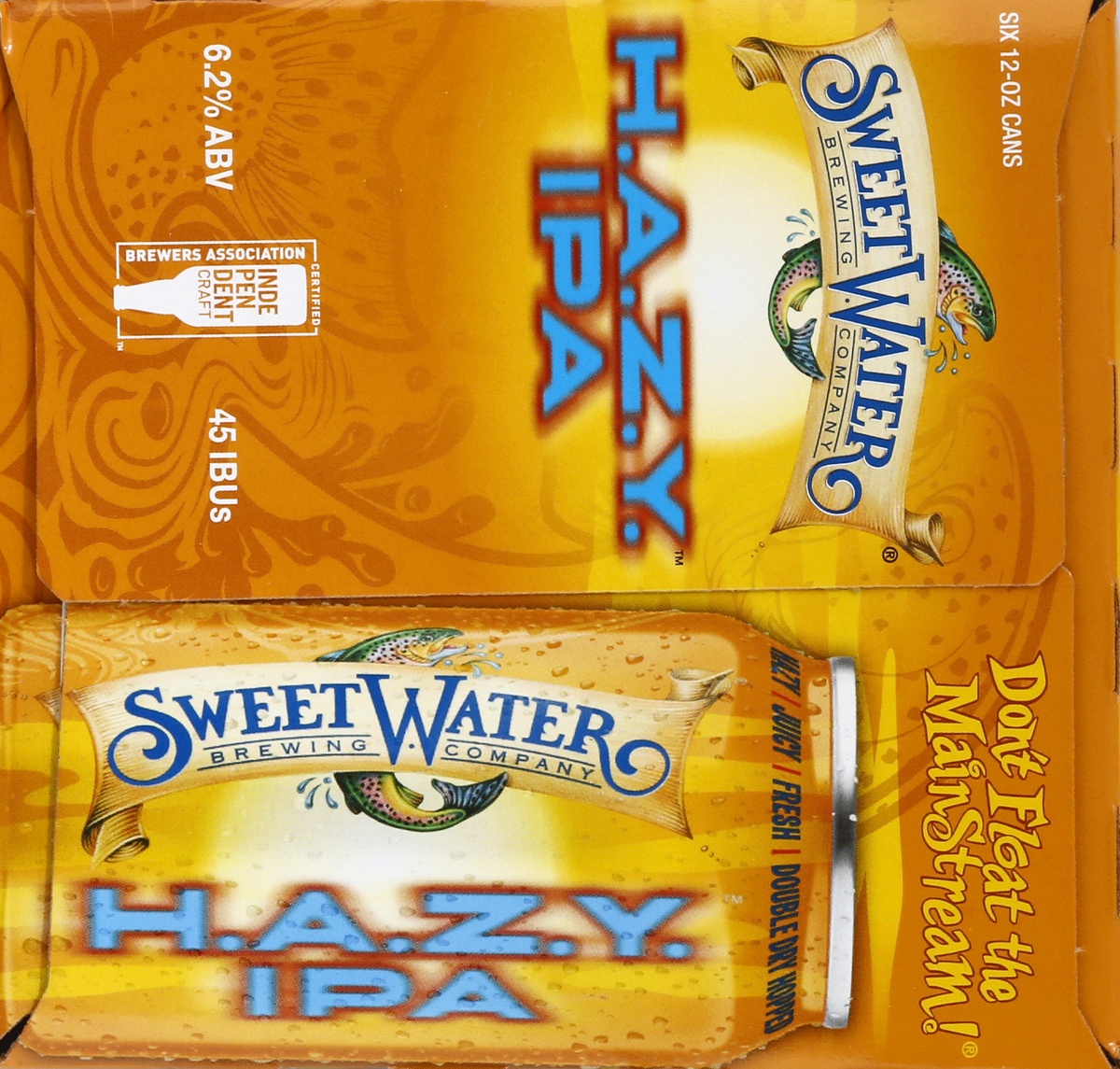 slide 5 of 8, SweetWater Brewing Company H.A.Z.Y. IPA, 12 oz