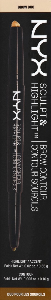 slide 1 of 5, NYX Professional Makeup Brow Contour 1 ea, 0.025 oz