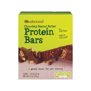slide 1 of 1, CVS Gold Emblem Abound Chocolaty Peanut Butter Protein Bars, 6ct, 6 ct