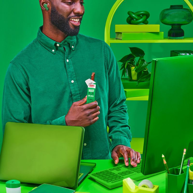 slide 7 of 7, Chomps Snack Sticks Chomps Chomplings Jalapeno Beef Mini Sticks - 3oz/6ct, 6 ct; 3 oz