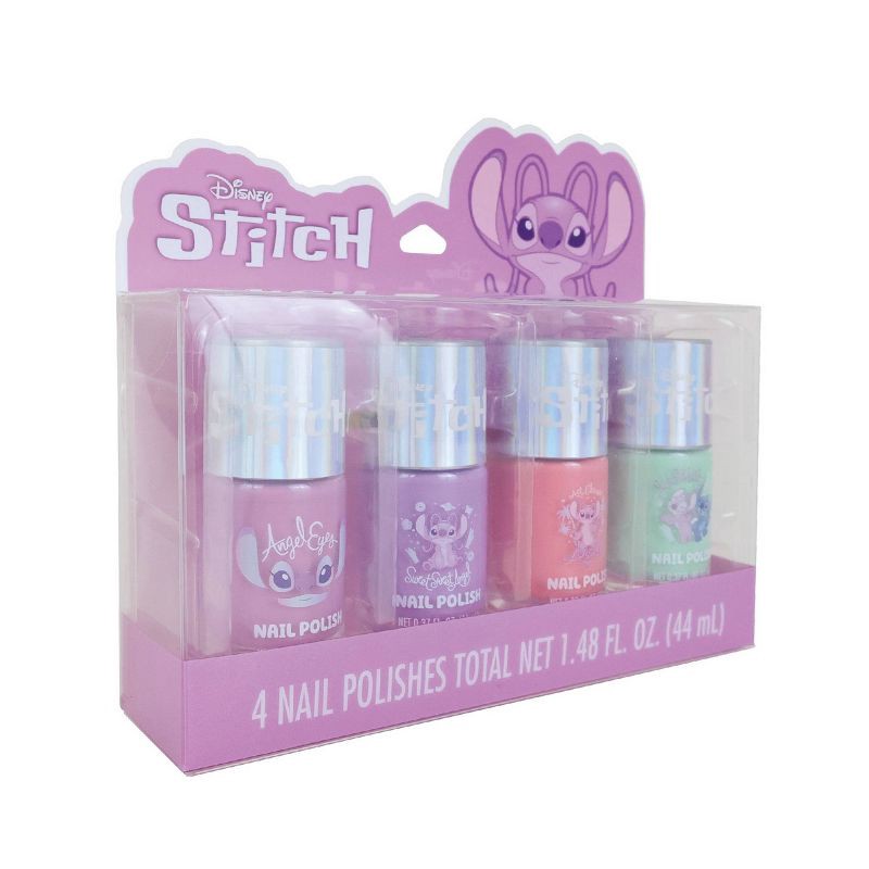 slide 3 of 4, Stitch Nail Polish Set in Acetate Box 4pk - 1.48 fl oz, 4 ct, 1.48 fl oz