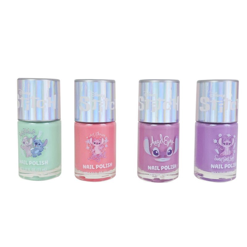 slide 4 of 4, Stitch Nail Polish Set in Acetate Box 4pk - 1.48 fl oz, 4 ct, 1.48 fl oz