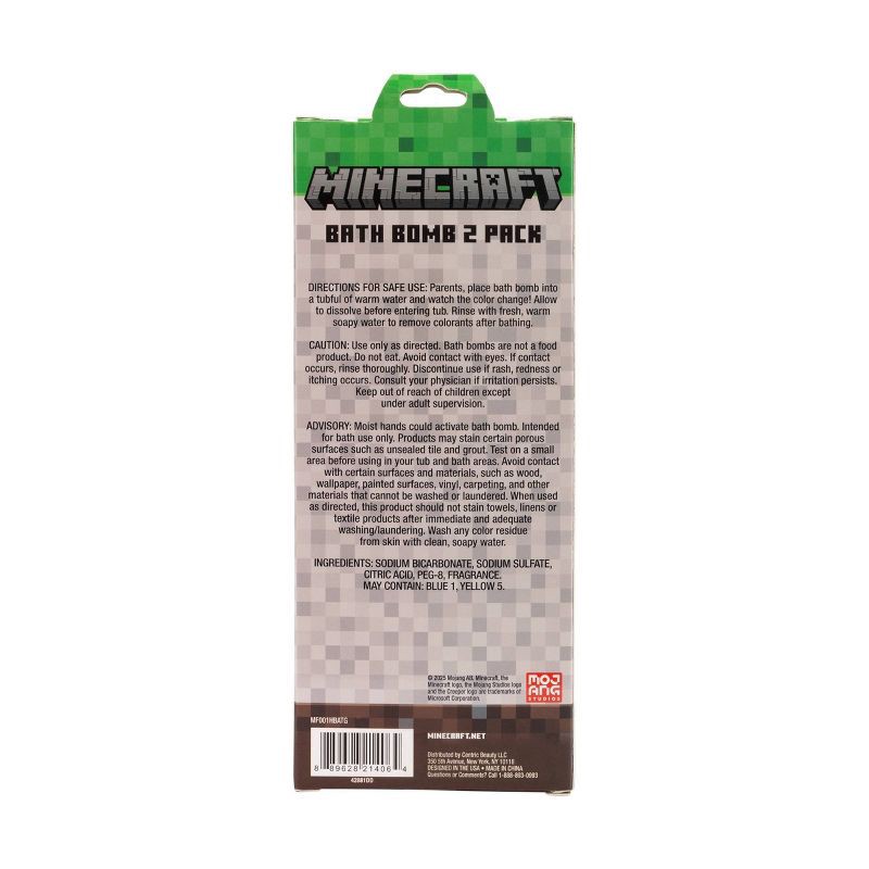 slide 2 of 4, Minecraft Bath Bomb Set - 2pk, 2 ct