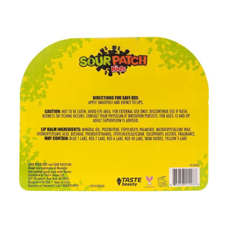 slide 2 of 4, Sour Patch Kids' Mini Molded Lip Balm Set, 1 ct