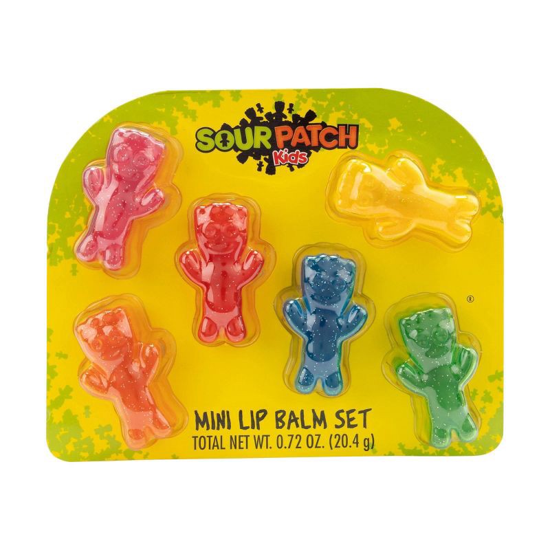 slide 1 of 4, Sour Patch Kids' Mini Molded Lip Balm Set, 1 ct