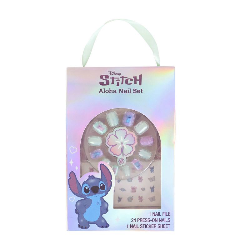 slide 1 of 4, Stitch Asst Aloha Nail Set, 1 ct