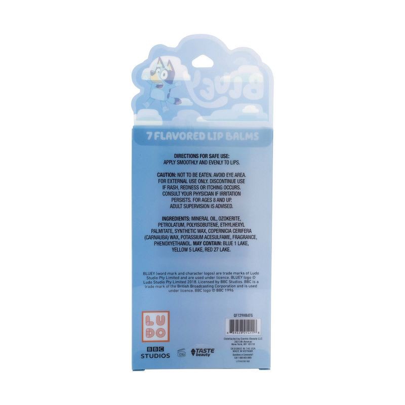 slide 2 of 4, Bluey 7pk Lip Balm Set in Acetate Box - 7pk, 7 ct
