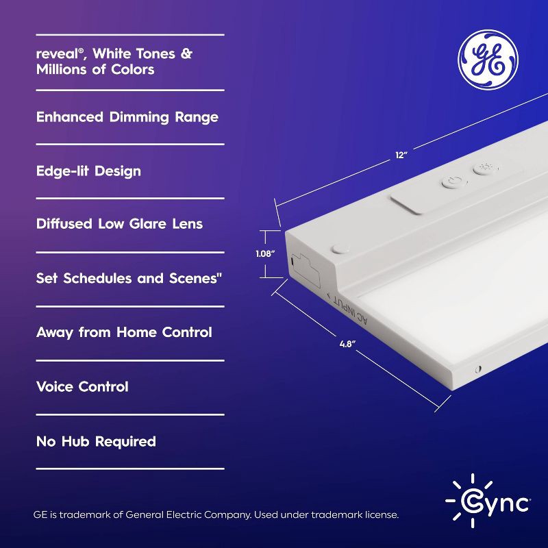 slide 5 of 13, GE Household Lighting GE 12" Undercabinet Light Fixture, 1 ct