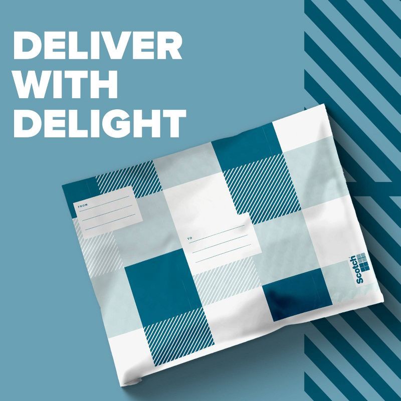 slide 7 of 10, Scotch Poly Bubble Padded Mailer 3pk Large Blue, 3 ct