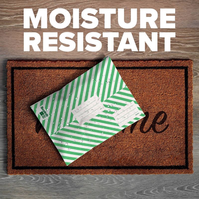 slide 5 of 10, Scotch Poly Bubble Padded Mailer 3pk Small Green, 3 ct