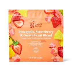 Frozen Pineapple, Strawberry, Guava Fruit Blend - 16oz - Good & Gather™