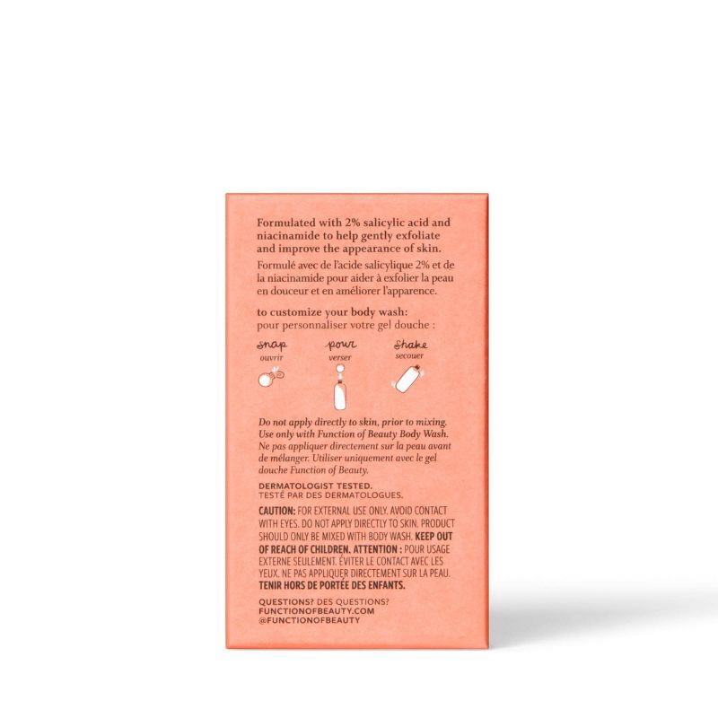 slide 2 of 9, Function of Beauty Exfoliate Bodygoal Booster Shot with 2% Salicylic Acid - 0.2 fl oz, 0.2 fl oz