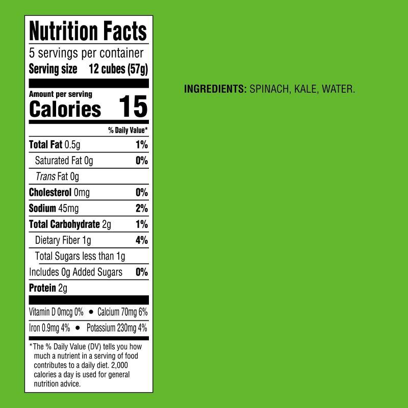 slide 4 of 4, Blended Spinach and Kale Frozen Smoothie Booster Cubes - 10oz - Good & Gather™, 10 oz