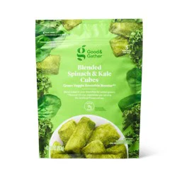 Blended Spinach and Kale Frozen Smoothie Booster Cubes - 10oz - Good & Gather™