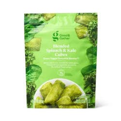 Blended Spinach and Kale Frozen Smoothie Booster Cubes - 10oz - Good & Gather™