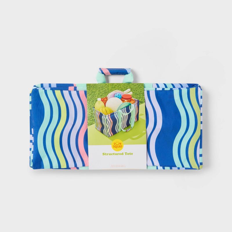 slide 5 of 5, Multipurpose Tote Navy Print - Sun Squad™, 1 ct