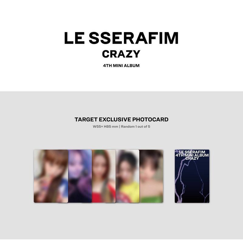 slide 3 of 4, Universal Music Group Le Sserafim - 4th Mini Album - Crazy (Target Exclusive, CD), 1 ct