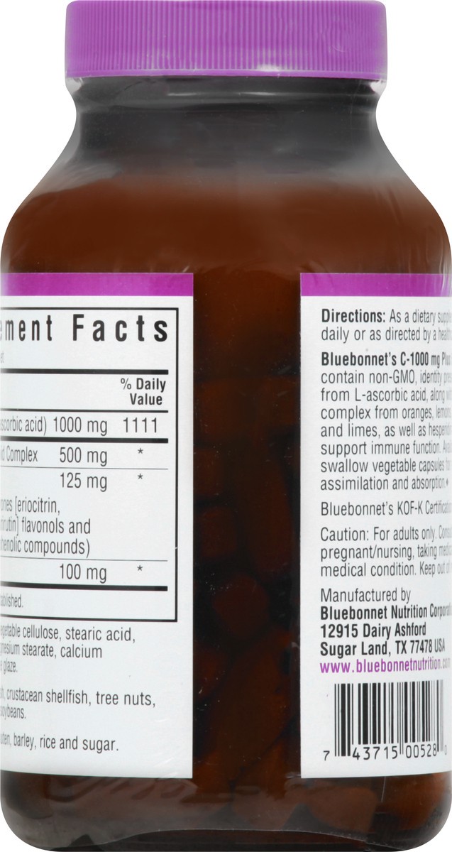 slide 6 of 9, Bluebonnet Nutrition Vitamin C Bioflavonoids, 90 ct; 1000 mg