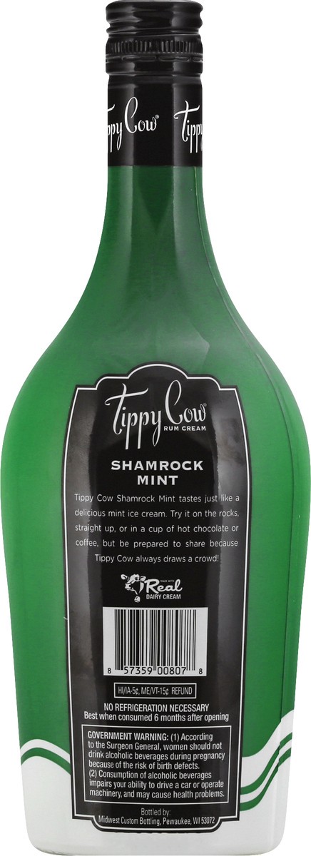 slide 7 of 9, Tippy Cow Shamrock Mint Cream 750 Ml, 1 ct