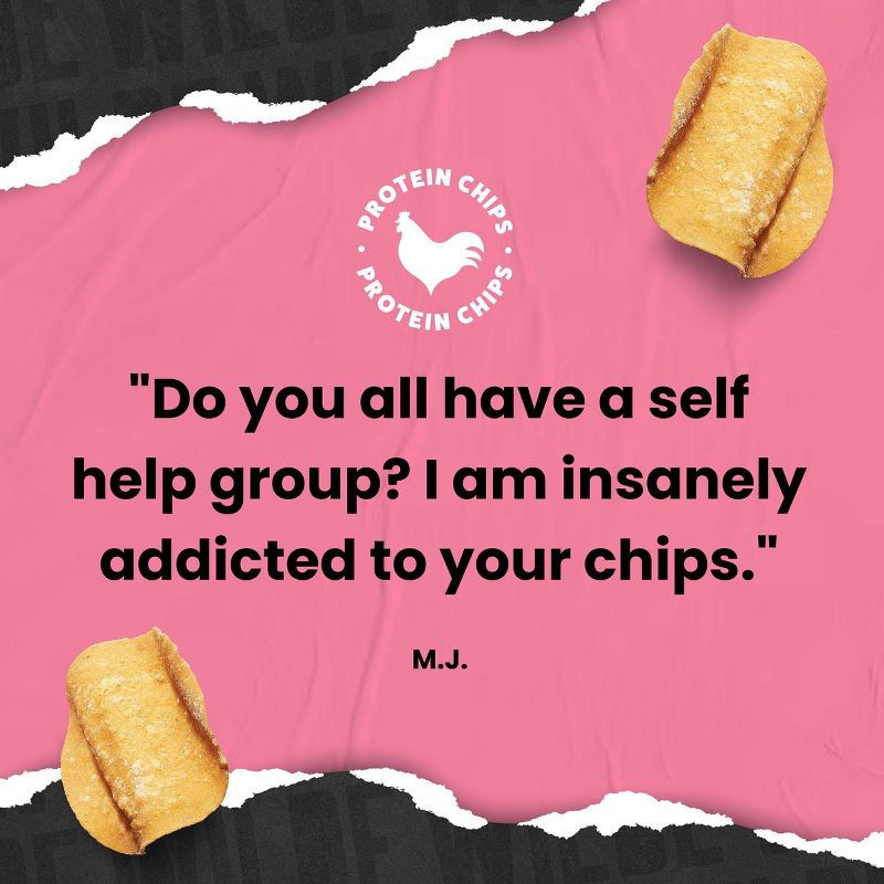 slide 6 of 6, Wilde Brand WILDE Protein Chips Himalayan Pink Salt 4oz, 4 oz