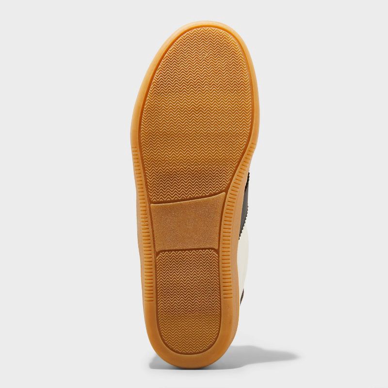 slide 4 of 4, Women's Spencer Fashion Sneakers with Memory Foam Insole - Universal Thread™ 9 White: Lace Up, Low Top, Textured Outsole, 1 ct